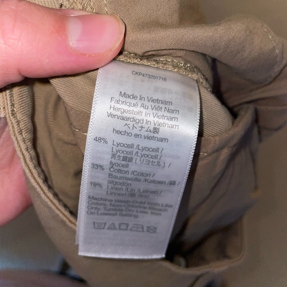 Madewell The Petite Harlow Wide-Leg Pant Seed Khaki Size 6 - Picture 14 of 15